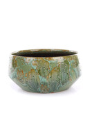 Harris, okrągła osłonka donica misa, zielona