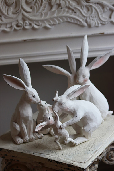 Zajączkowo figurka wielkanocna zajączki