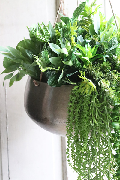 Higero Gold, zielona kompozycja wisząca, wym.42x44cm