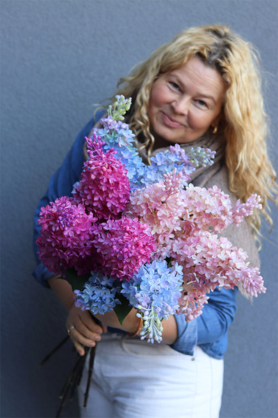 Bzy Deluxe Premium, gumowy bez kwitnący lilak