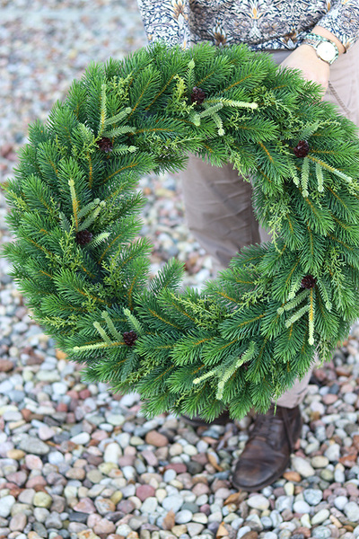 Natural Christmas, iglasty wianek jak żywy, śr.58cm