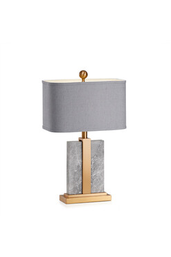 Lyon Marble, elegancka lampa stołowa, wys.62cm