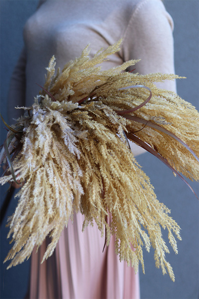 Boho Grass Natural, bukiet sztucznych traw