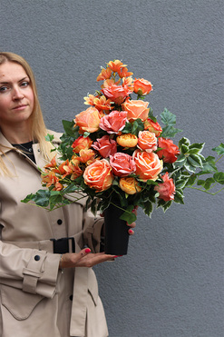 Morellato, komplet dekoracji nagrobnych, wiązanka + bukiet