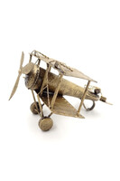 Samolot, dekoracyjna figurka metalowa,