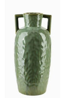 Earth A, nowoczesny wazon / amfora, zielony, wym.8x16x35cm