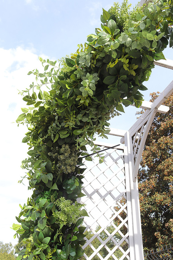 efektowna zielona girlanda, Green Garland, dł.350cm