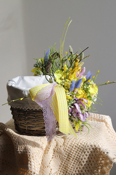 Miretta, dekorowany koszyczek wielkanocny