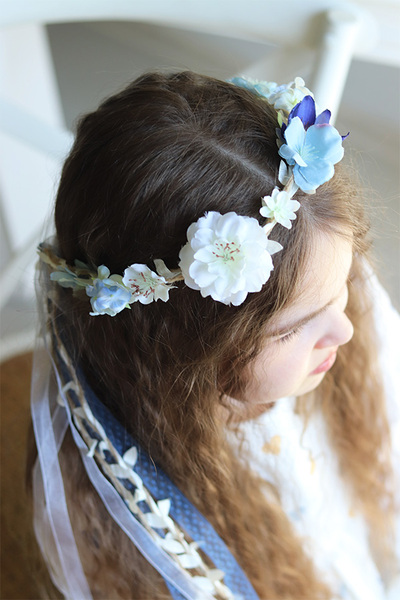 Blue Delicate, wianek na głowę, rozmiar uniwersalny