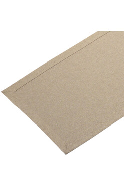 Alissa Flora, bieżnik ze złotą nicią, beżowy, 140x40cm