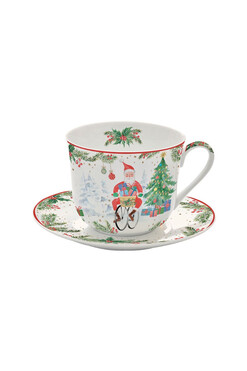 Santa Claus, świąteczna filiżanka w pudełku prezentowym, poj.400ml