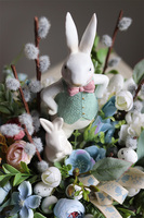 dekoracja wielkanocna w szufladzie, Zajączek Blue Boy