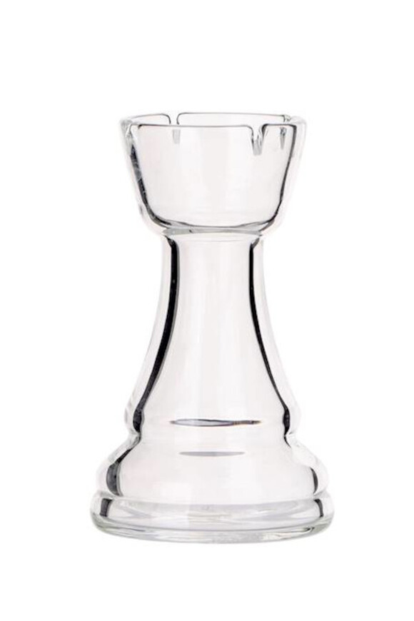 Chessmaster Queen, karafka i kieliszki szachy