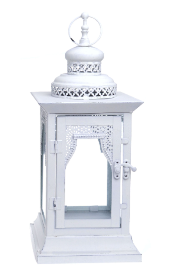 Biała Dama, latarnia / lampion, mały, 1 szt. wym.15x36cm 