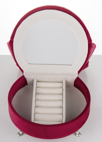 szkatułka / puzderko Florencja Fotel Malina, wym.18x15.5x13cm