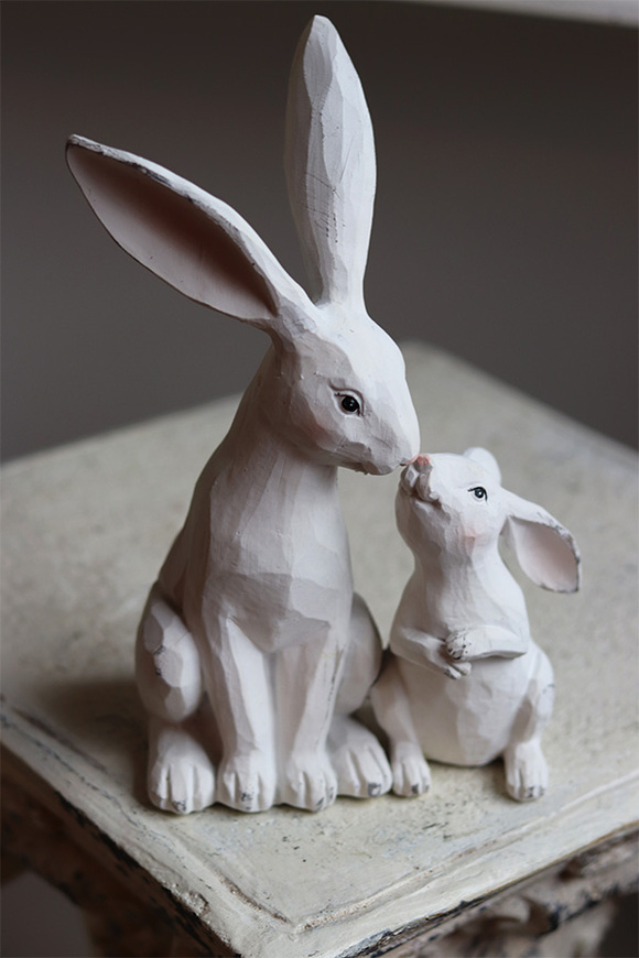 Zajączkowo figurka wielkanocna zajączki	