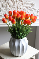 Sunset Dream, bukiet gumowych tulipanów w wazonie