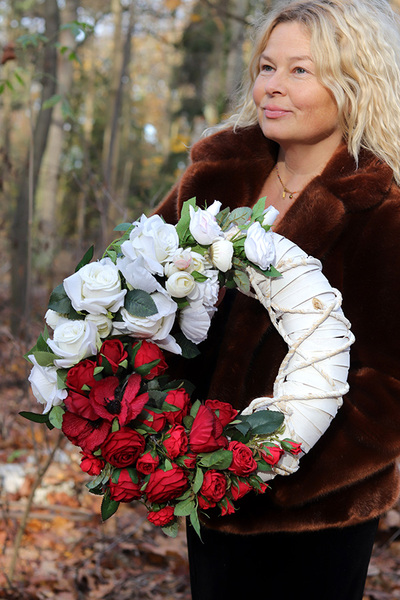 Adamus, wianek patriotyczny na drzwi	