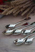 posrebrzane łyżeczki do herbaty Aplis, komplet 6szt. w ozdobnym pudełku