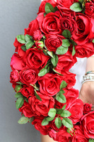 Red Fire Georeni, duży czerwony wianek