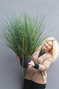 Berrata, sztuczna trawa w donicy, wys.80cm