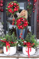 Classic American Christmas, świąteczny wianek do powieszenia