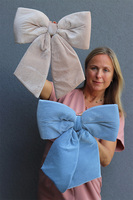 aksamitna kokarda pluszowa zawieszka, Velurri Luxus Beige