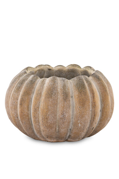 dekoracyjna osłonka / donica dynia, Pumpkin C, wym.10.5x19.5x19.5cm