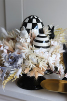 Wielkanocna Szachownica 2, stroik wielkanocny na paterze