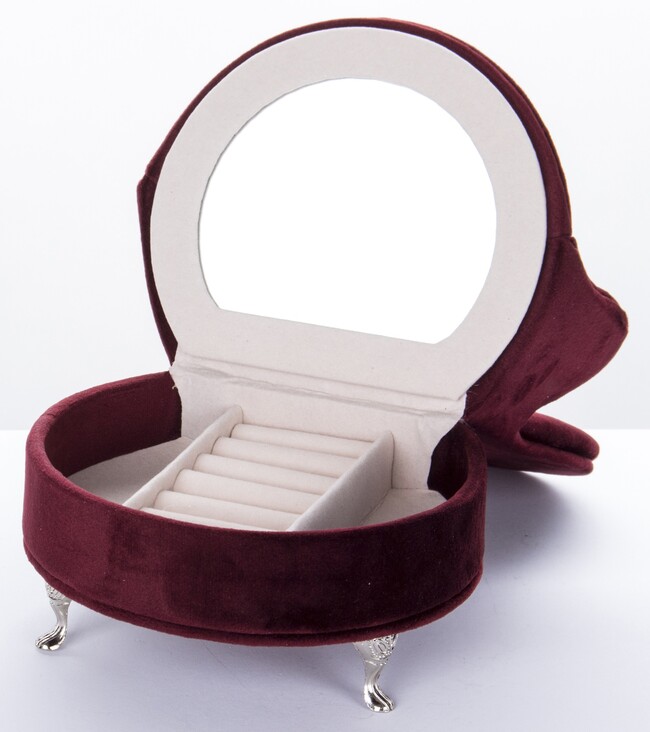 szkatułka / puzderko Florencja Fotel Red, wym.18x15.5x13cm