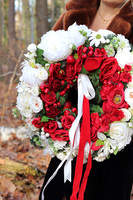 Kotylion, patriotyczny wianek dekoracyjny	