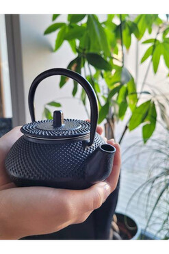 Awaji, żeliwny imbryk do herbaty, czarny, poj.300ml