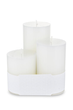 świeca zapachowa, Trio Coconut Cookies, kpl.3szt 