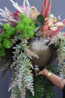 Hegema, zielona kompozycja wisząca