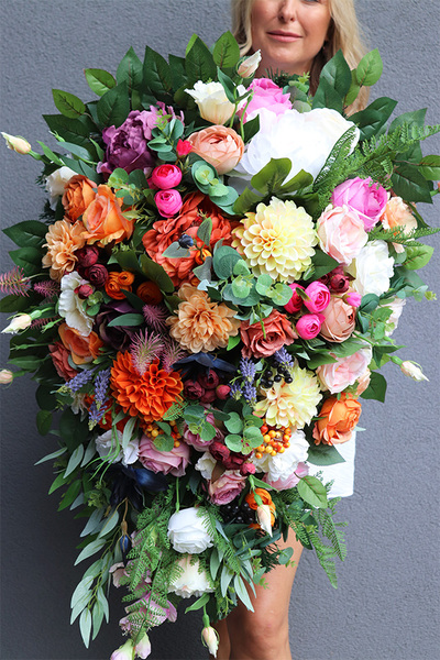 Jesienne Barwy, barwna wiązanka nagrobna