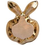 Easter Glamour, talerz wielkanocny, zając złoty