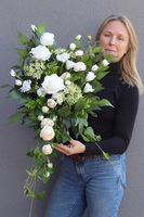 Weiss 2, zestaw dekoracji nagrobnych, kompozycja + bukiet