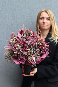 Katarina Deluxe, nagrobny bukiet, wys.40cm