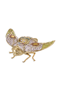 Secesja, dekoracyjna figurka ćma B, wym.5x15x11cm