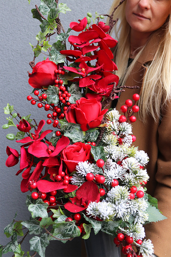 Redistano, zimowy bukiet nagrobny