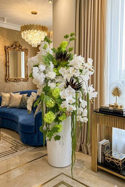 Auralis Fiberglass, podłogowa dekoracja kwiatowa