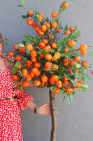 Mandarynka Basket, sztuczne drzewko owocowe w koszu