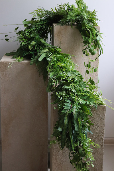 Green Forest, zielona girlanda dekoracyjna