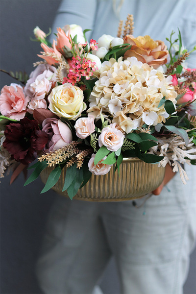 Debora Small, jesienna kompozycja w naczyniu