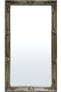 Palazzo Silver I, lustro w srebrnej ramie, wym.134x74cm