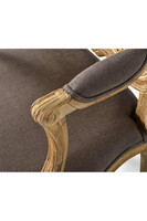 Classic Linen, fotel z rattanowym oparciem