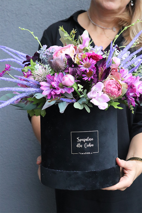 Jesienna Aura New, welurowy flowerbox jesienny