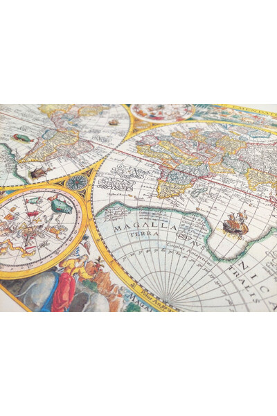 Orbis Terrarum, stara mapa świata - P. Plancius