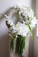 Orchidiana, asymetryczny wianek dekoracyjny