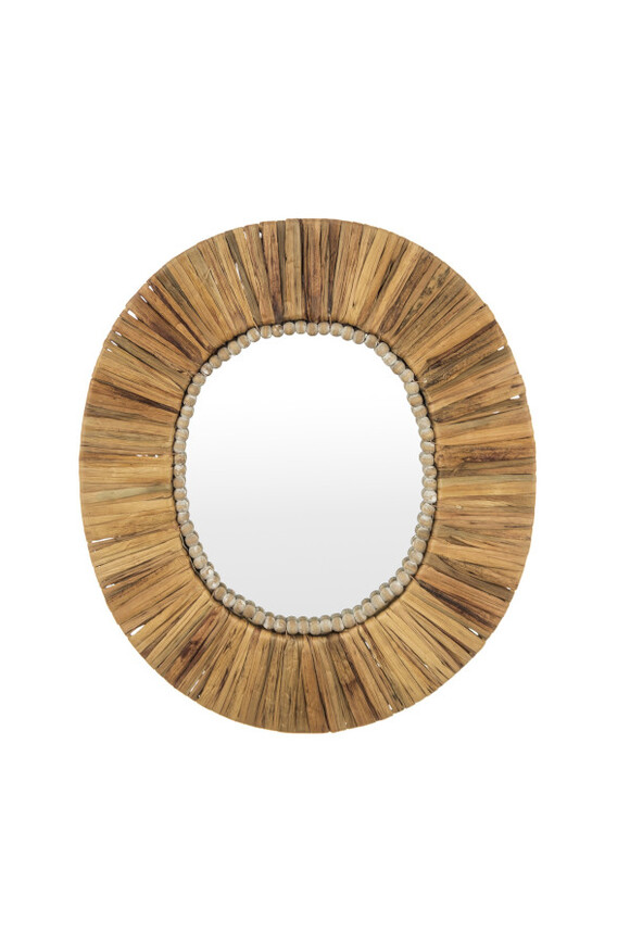 Boho Mirror, owalne lustro wiszące